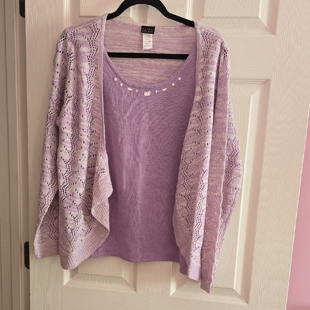 Elegant Lavender Women's Cardigan by Apt. 9